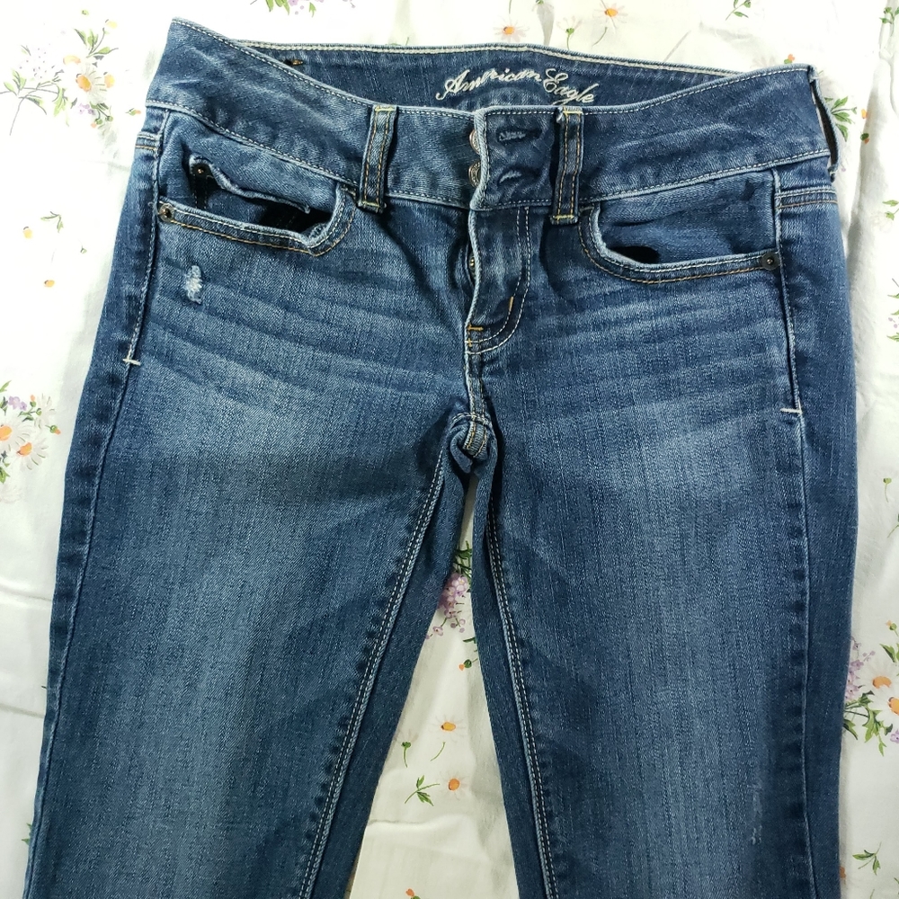 American Eagle 0 zero long stretch jeans